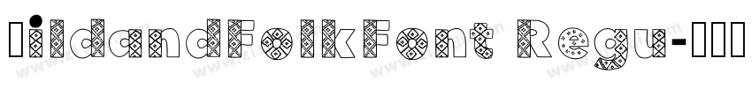 WildandFolkFont Regu字体转换